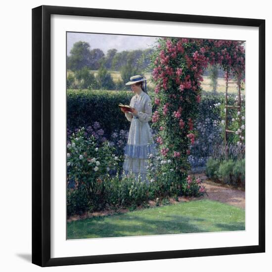 Sweet Solitude, 1919-Edmund Blair Leighton-Framed Giclee Print