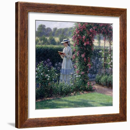 Sweet Solitude, 1919-Edmund Blair Leighton-Framed Giclee Print