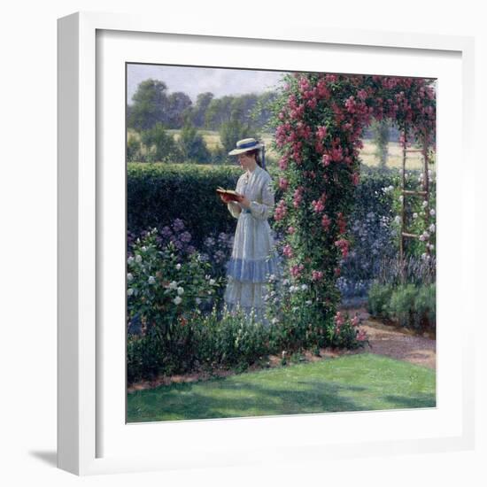 Sweet Solitude, 1919-Edmund Blair Leighton-Framed Giclee Print