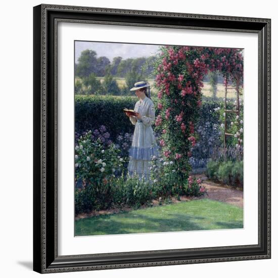 Sweet Solitude, 1919-Edmund Blair Leighton-Framed Giclee Print