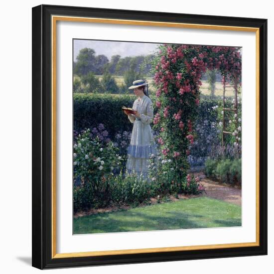 Sweet Solitude, 1919-Edmund Blair Leighton-Framed Giclee Print