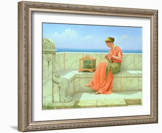 Sweet Sounds, 1918-John William Godward-Framed Giclee Print