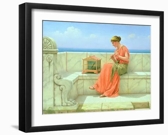 Sweet Sounds, 1918-John William Godward-Framed Giclee Print