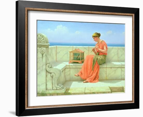 Sweet Sounds, 1918-John William Godward-Framed Giclee Print