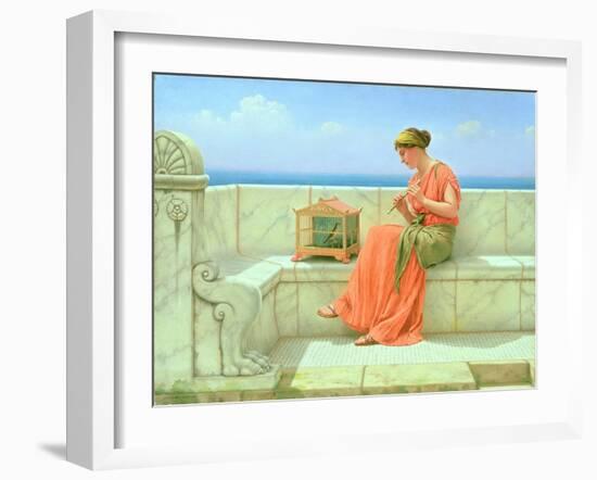 Sweet Sounds, 1918-John William Godward-Framed Giclee Print