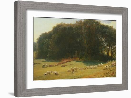 Sweet Summer Time, 1869 (Oil on Panel)-Richard Redgrave-Framed Giclee Print
