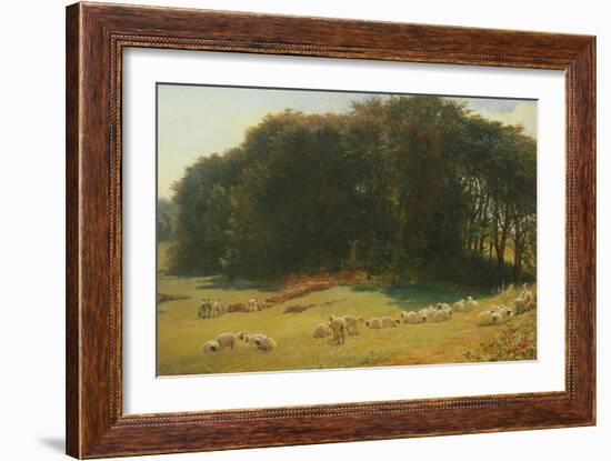 Sweet Summer Time, 1869 (Oil on Panel)-Richard Redgrave-Framed Giclee Print