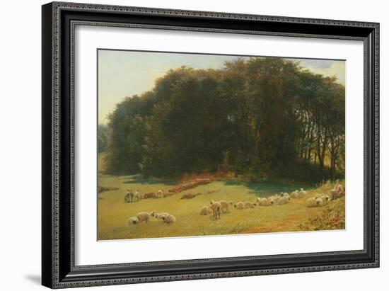 Sweet Summer Time, 1869 (Oil on Panel)-Richard Redgrave-Framed Giclee Print