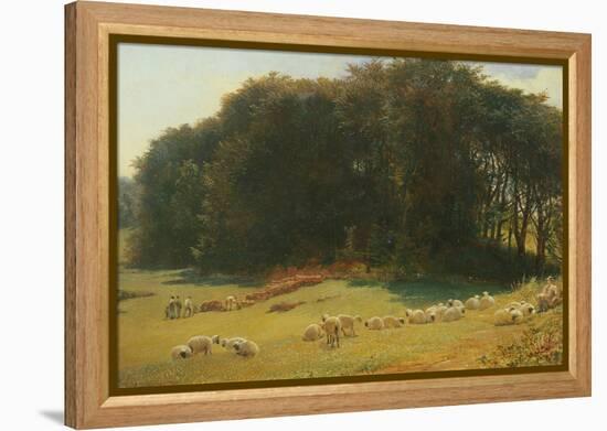 Sweet Summer Time, 1869 (Oil on Panel)-Richard Redgrave-Framed Premier Image Canvas