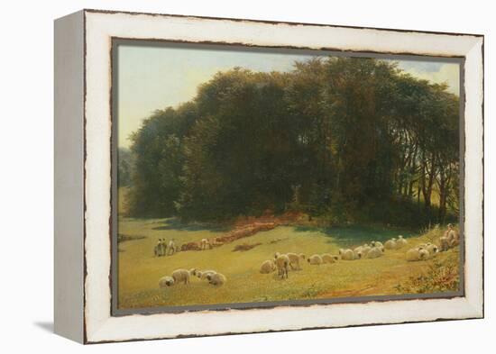 Sweet Summer Time, 1869 (Oil on Panel)-Richard Redgrave-Framed Premier Image Canvas