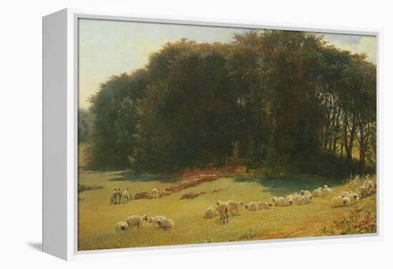 Sweet Summer Time, 1869 (Oil on Panel)-Richard Redgrave-Framed Premier Image Canvas