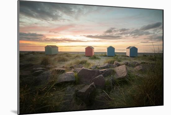 Sweet Sunset On The Beach In Scotland-Philippe Manguin-Mounted Photographic Print