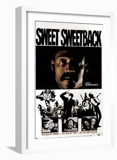 Sweet Sweetback's Baadasssss Song, Melvin Van Peebles, 1971-null-Framed Art Print