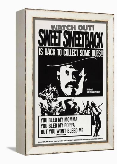 Sweet Sweetback's Baadasssss Song-null-Framed Stretched Canvas