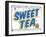 Sweet Tea Distressed-Retroplanet-Framed Giclee Print