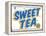 Sweet Tea Distressed-Retroplanet-Framed Premier Image Canvas