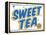 Sweet Tea Distressed-Retroplanet-Framed Premier Image Canvas