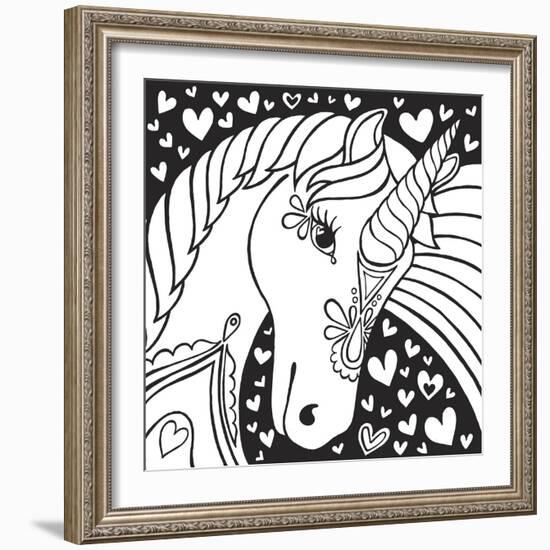 Sweet Unicorn-Hello Angel-Framed Giclee Print