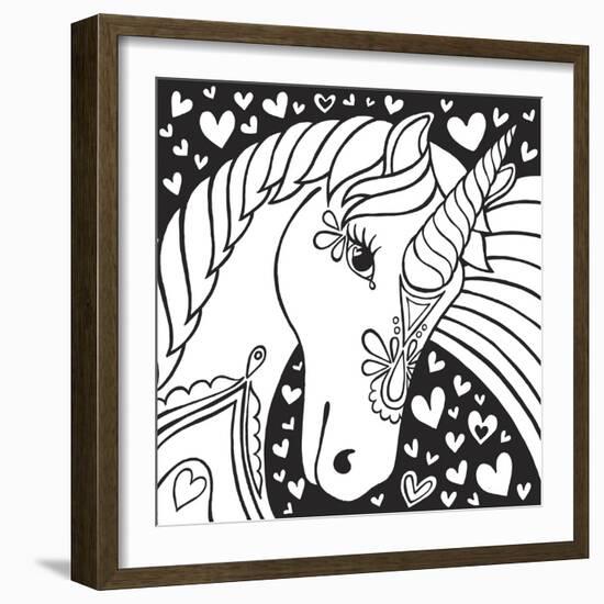 Sweet Unicorn-Hello Angel-Framed Giclee Print