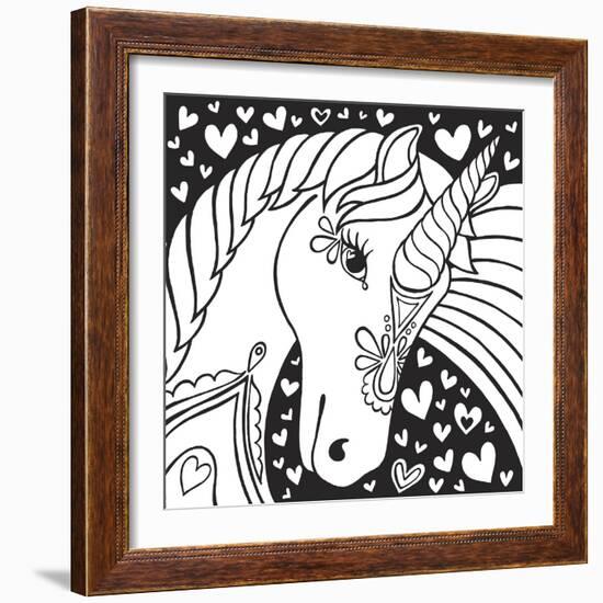 Sweet Unicorn-Hello Angel-Framed Giclee Print