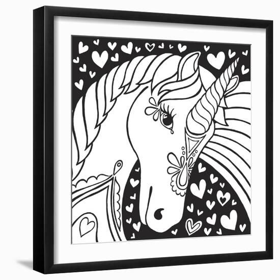 Sweet Unicorn-Hello Angel-Framed Giclee Print