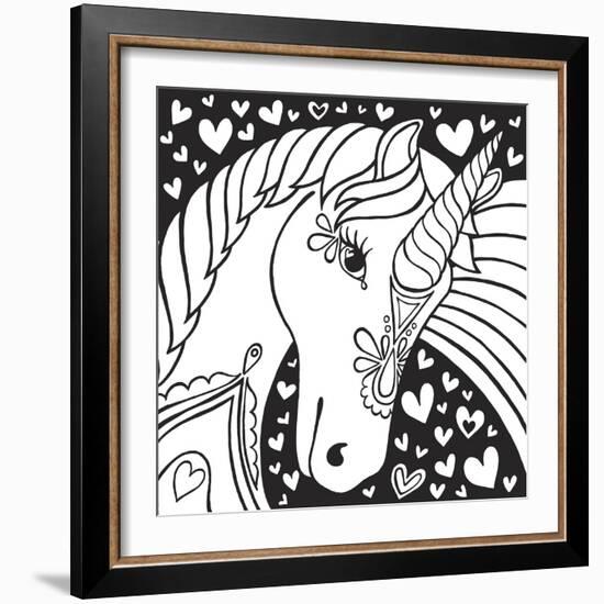 Sweet Unicorn-Hello Angel-Framed Giclee Print