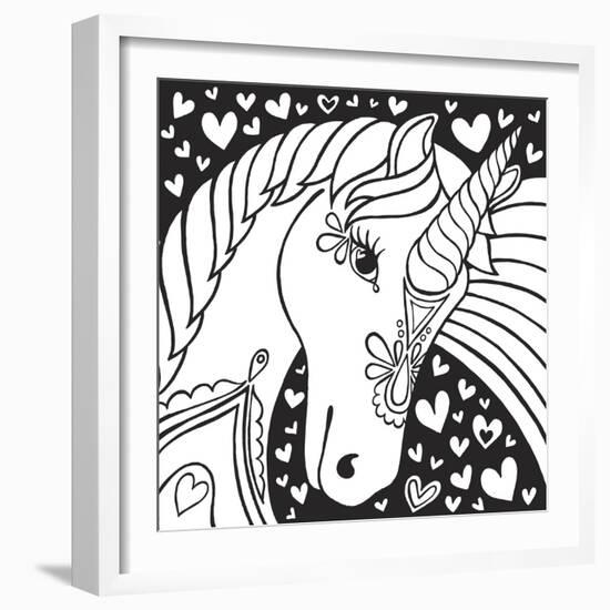 Sweet Unicorn-Hello Angel-Framed Giclee Print