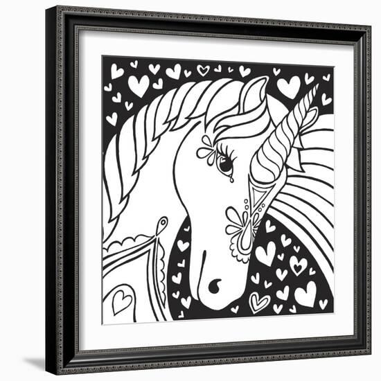 Sweet Unicorn-Hello Angel-Framed Giclee Print