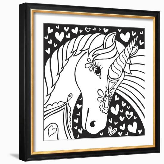 Sweet Unicorn-Hello Angel-Framed Giclee Print