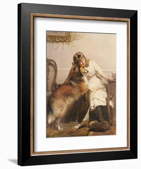 Sweethearts, 1890-Charles Burton Barber-Framed Giclee Print