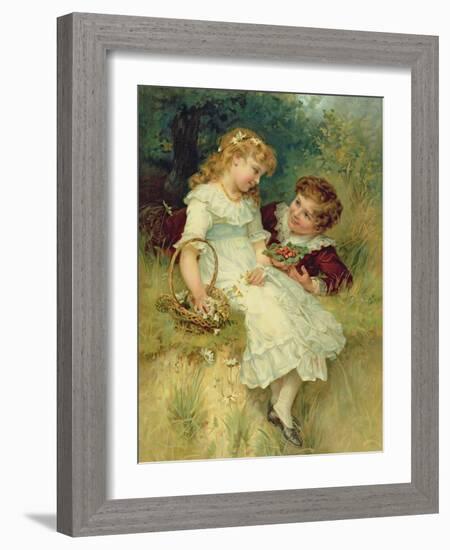 Sweethearts, from the Pears Annual, 1905-Frederick Morgan-Framed Giclee Print