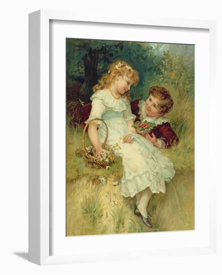 Sweethearts, from the Pears Annual, 1905-Frederick Morgan-Framed Giclee Print