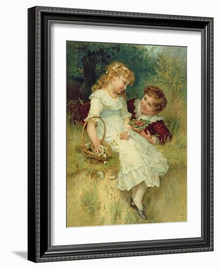 Sweethearts, from the Pears Annual, 1905-Frederick Morgan-Framed Giclee Print