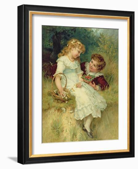 Sweethearts, from the Pears Annual, 1905-Frederick Morgan-Framed Giclee Print