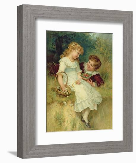 Sweethearts, from the Pears Annual, 1905-Frederick Morgan-Framed Giclee Print