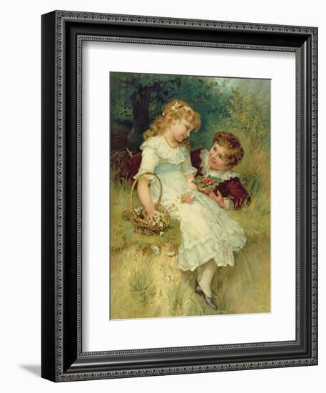 Sweethearts, from the Pears Annual, 1905-Frederick Morgan-Framed Giclee Print