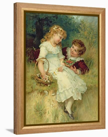 Sweethearts, from the Pears Annual, 1905-Frederick Morgan-Framed Premier Image Canvas