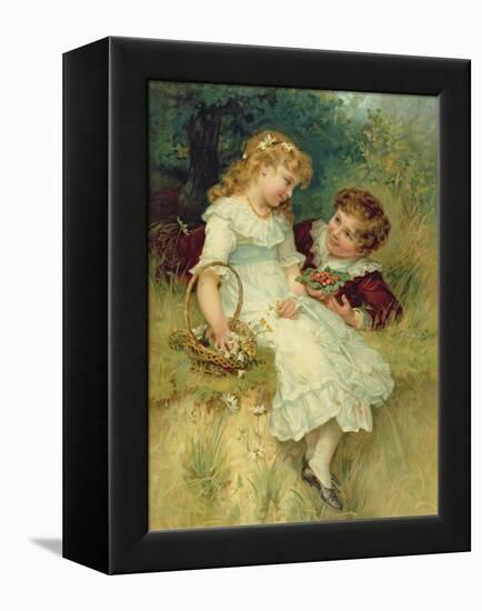 Sweethearts, from the Pears Annual, 1905-Frederick Morgan-Framed Premier Image Canvas