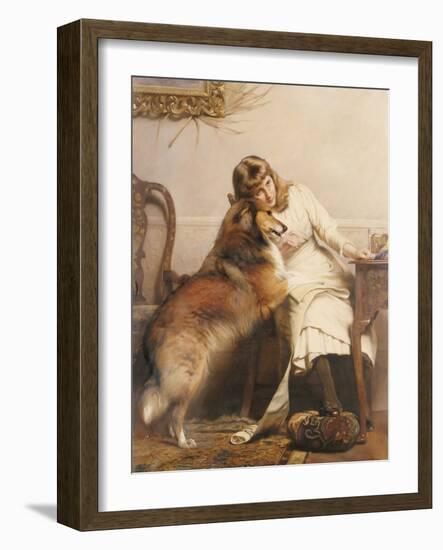 Sweethearts-Charles Burton Barber-Framed Giclee Print