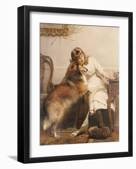 Sweethearts-Charles Burton Barber-Framed Giclee Print