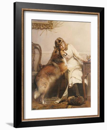 Sweethearts-Charles Burton Barber-Framed Giclee Print