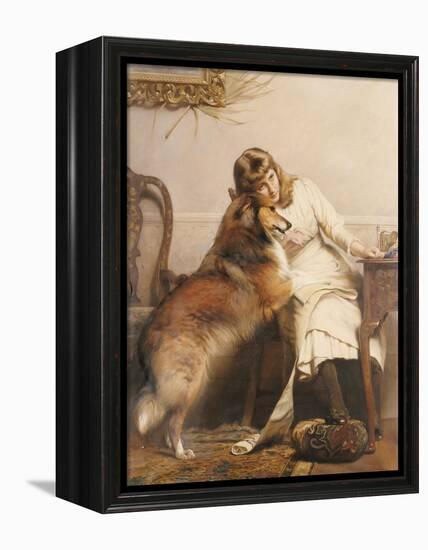 Sweethearts-Charles Burton Barber-Framed Premier Image Canvas