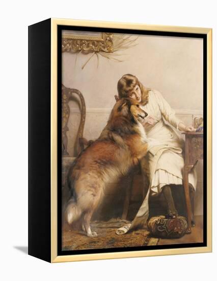 Sweethearts-Charles Burton Barber-Framed Premier Image Canvas