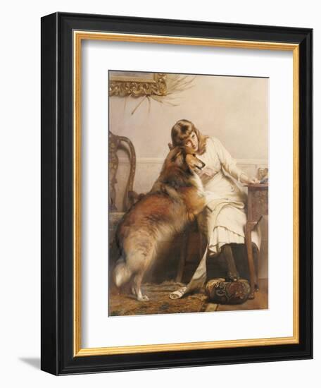 Sweethearts-Charles Burton Barber-Framed Giclee Print