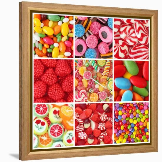 Sweets-egal-Framed Stretched Canvas