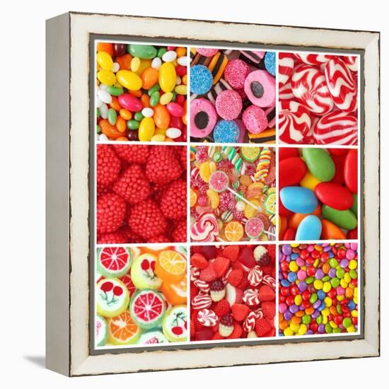 Sweets-egal-Framed Stretched Canvas