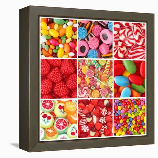 Sweets-egal-Framed Stretched Canvas