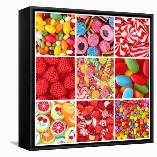 Sweets-egal-Framed Stretched Canvas