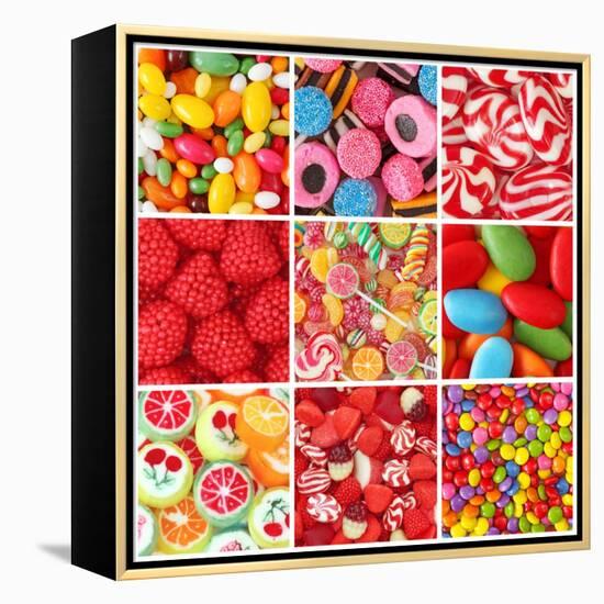 Sweets-egal-Framed Stretched Canvas