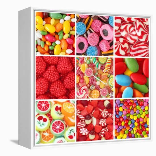 Sweets-egal-Framed Stretched Canvas